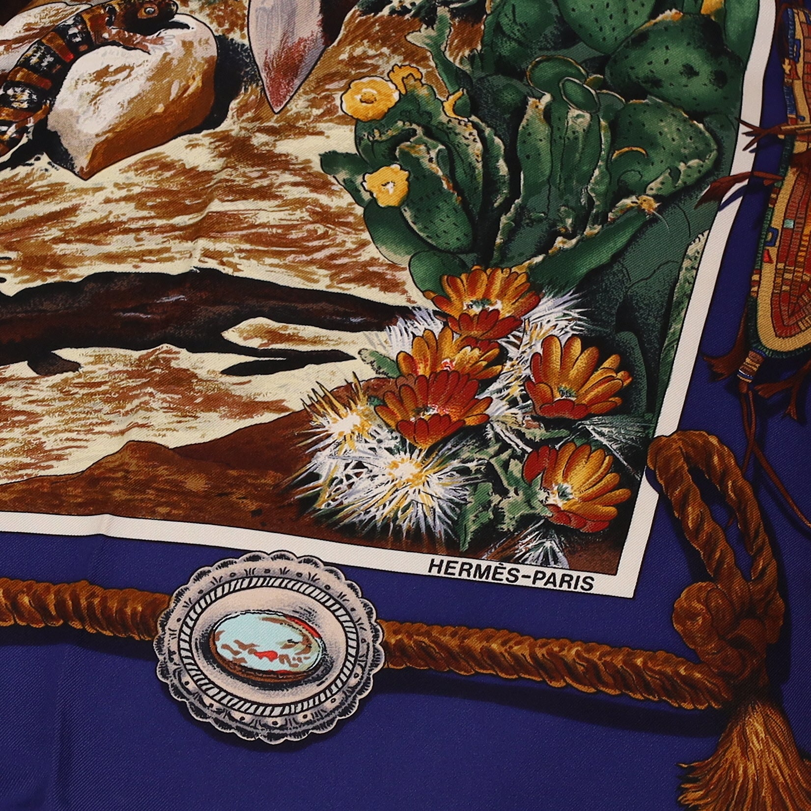 Pristine Hermès Le Cheval Express Silk Scarf Rare
