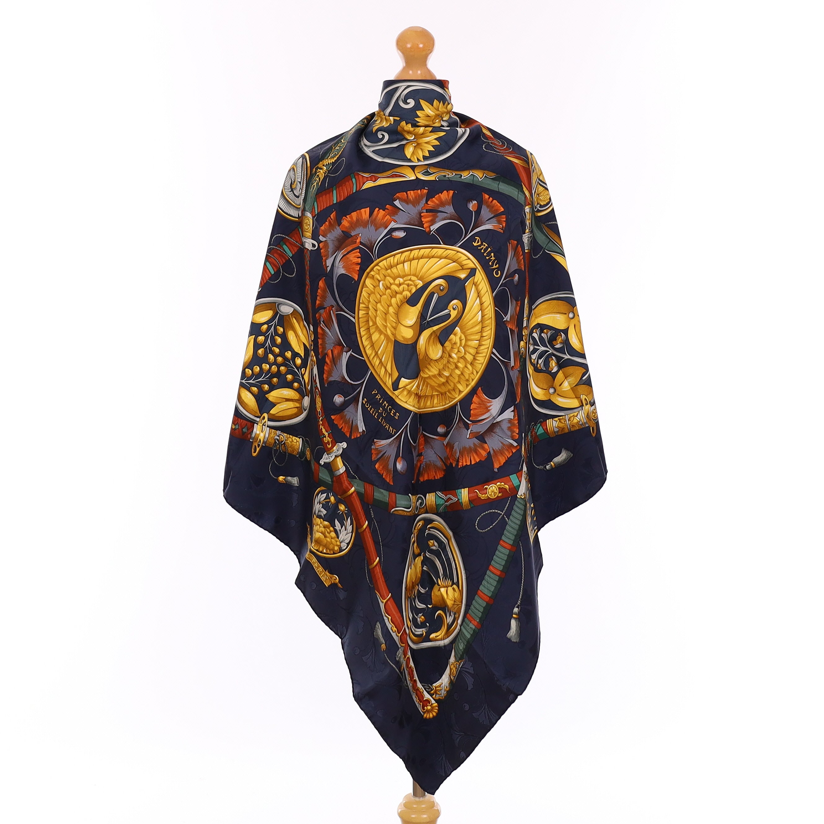 Pristine Hermès Daïmyo Silk Scarf