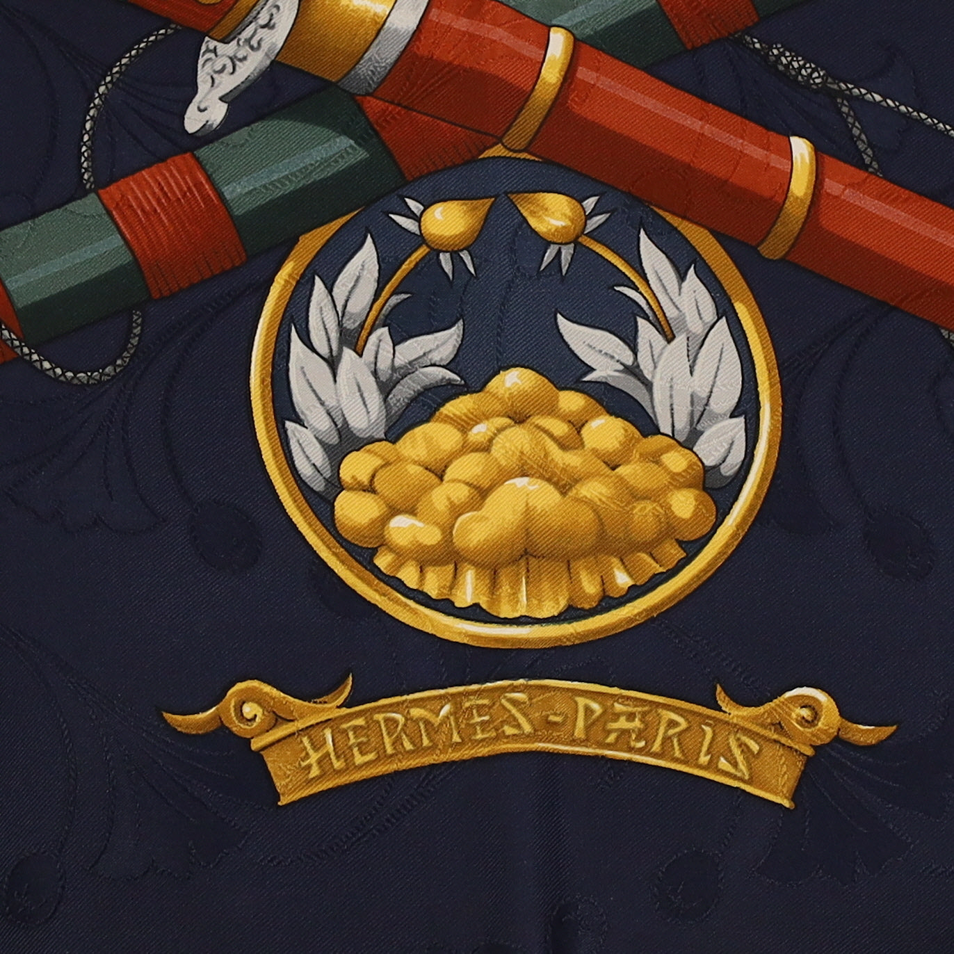 Pristine Hermès Daïmyo Silk Scarf
