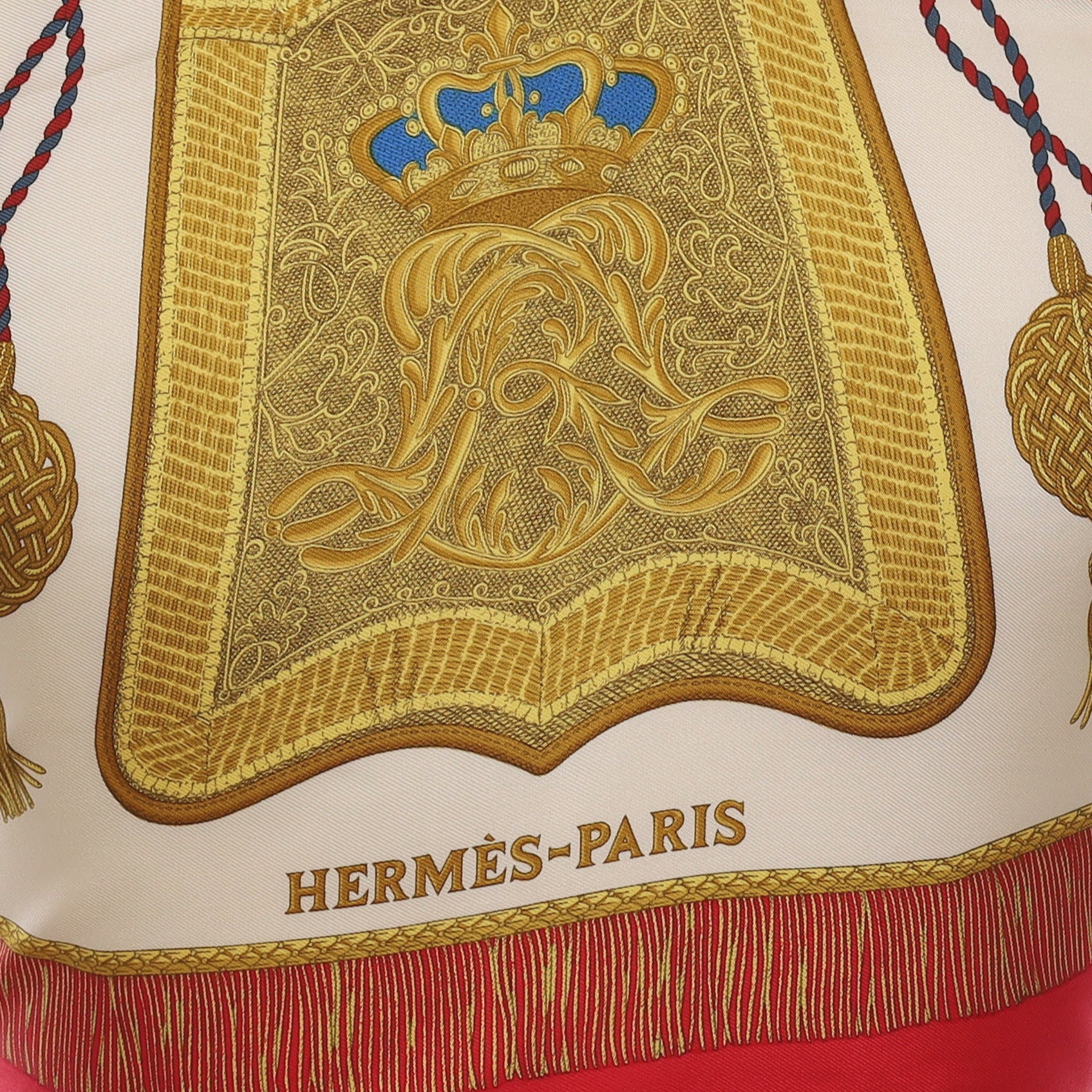 Pristine Hermès Poste et Cavalerie Silk Scarf