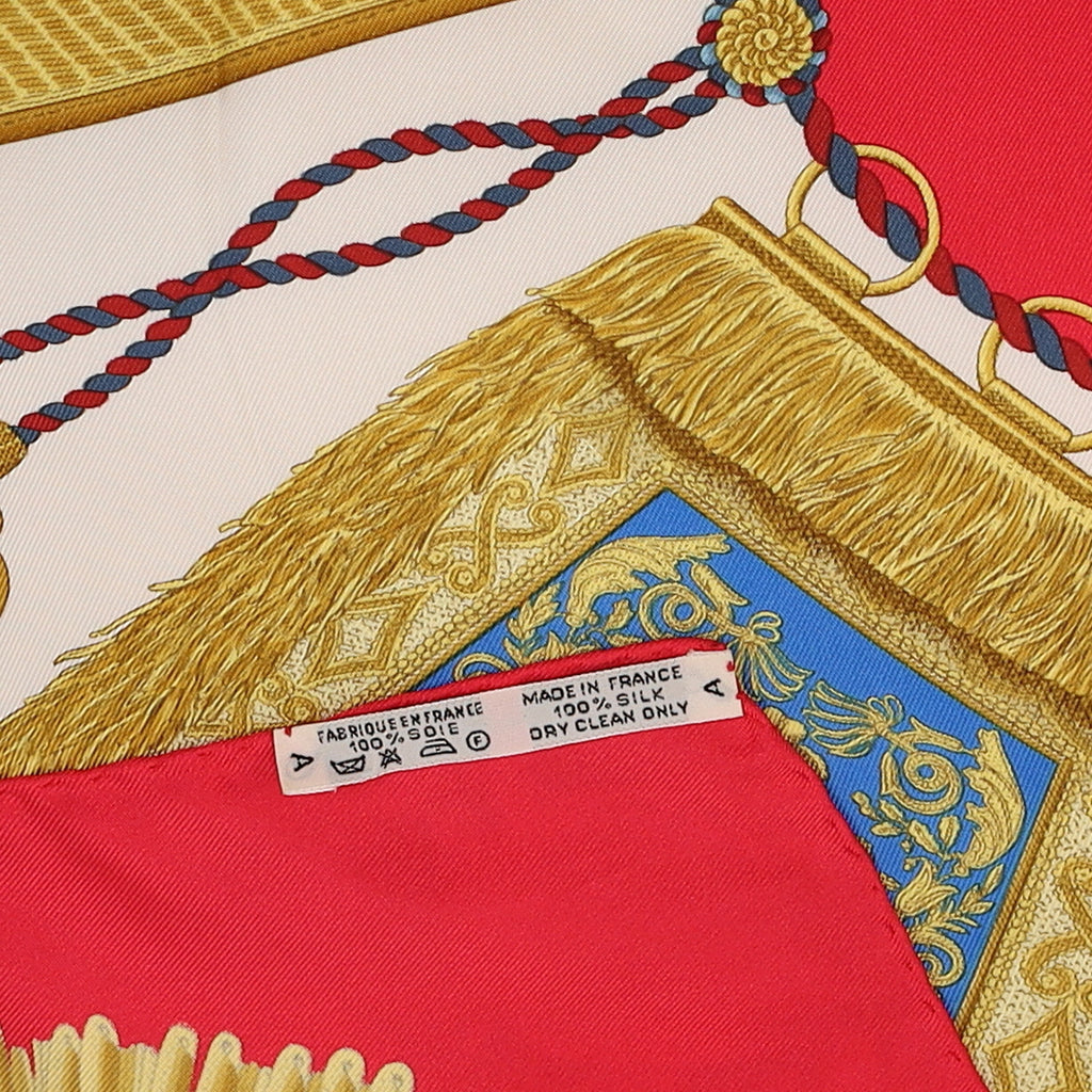 Pristine Hermès Poste et Cavalerie Silk Scarf