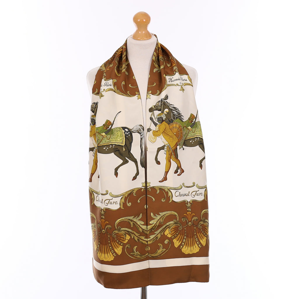 Hermès Cheval Turc Silk Opera Scarf