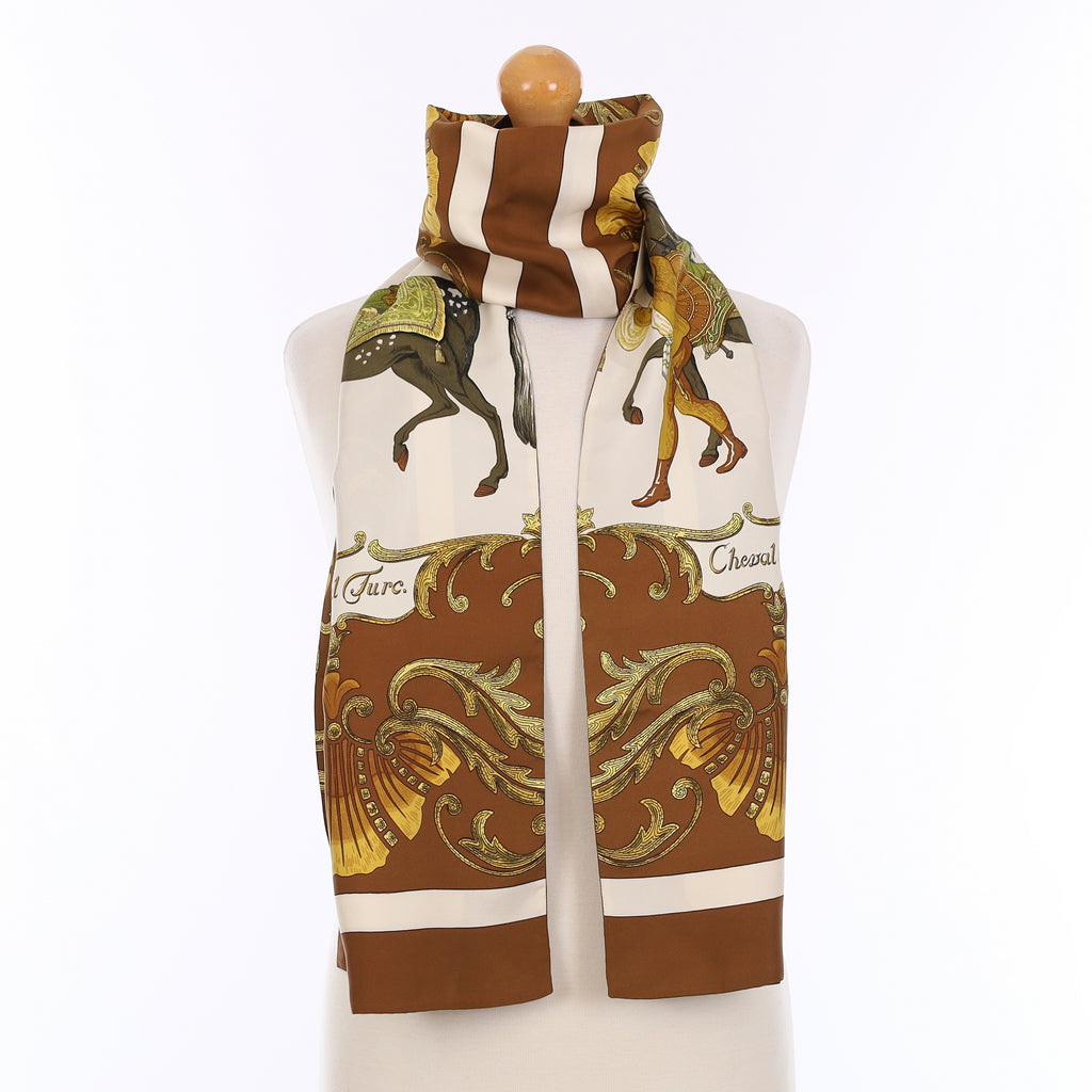 Hermès Cheval Turc Silk Opera Scarf