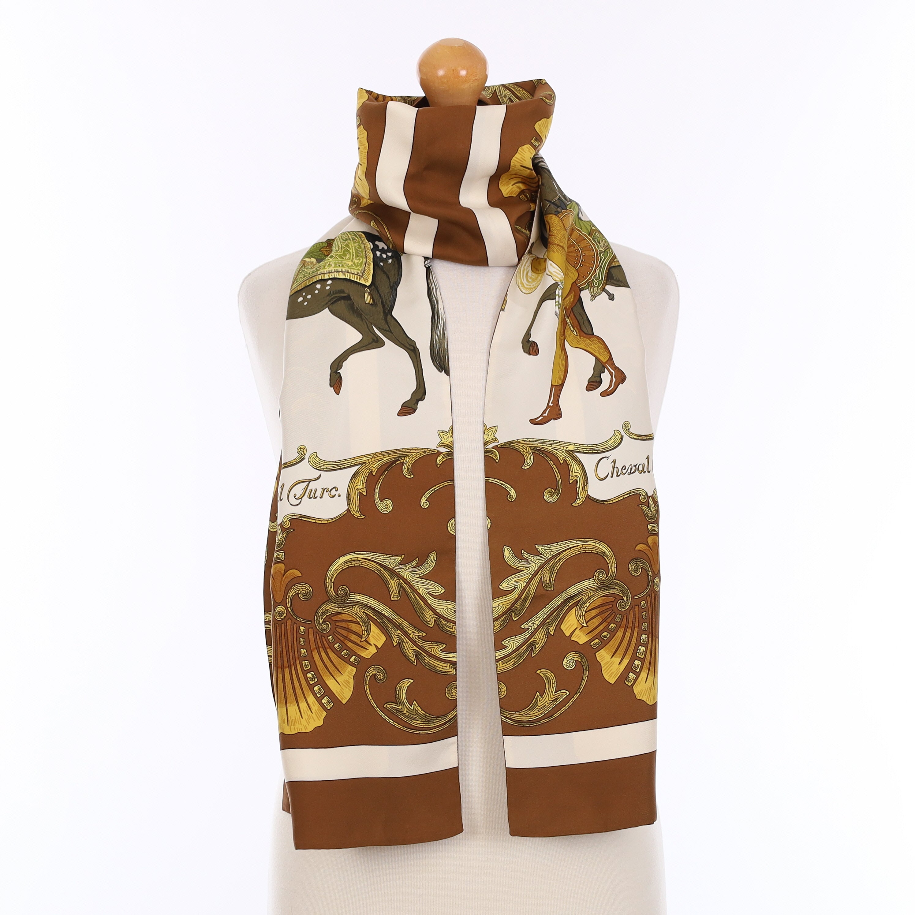 Hermès Cheval Turc Silk Opera Scarf