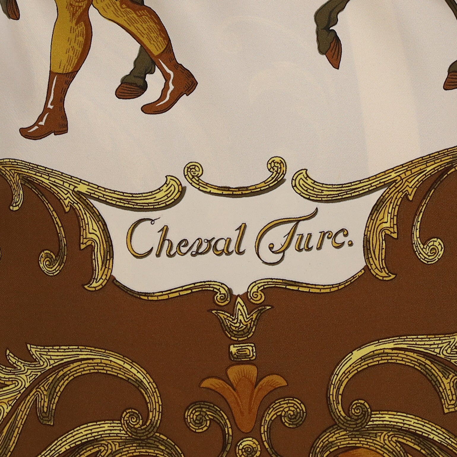 Hermès Cheval Turc Silk Opera Scarf