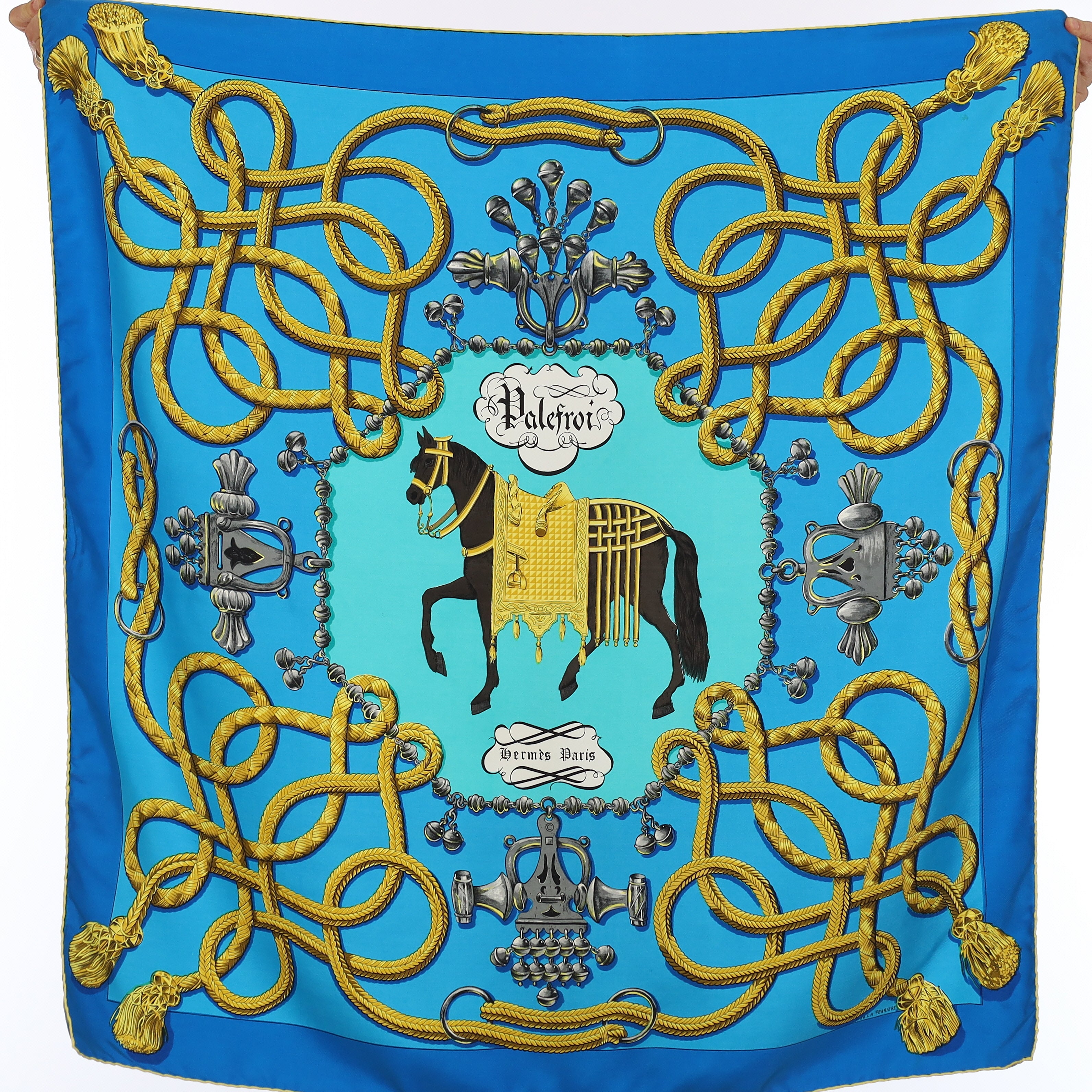 Hermès Palefroi Silk Scarf