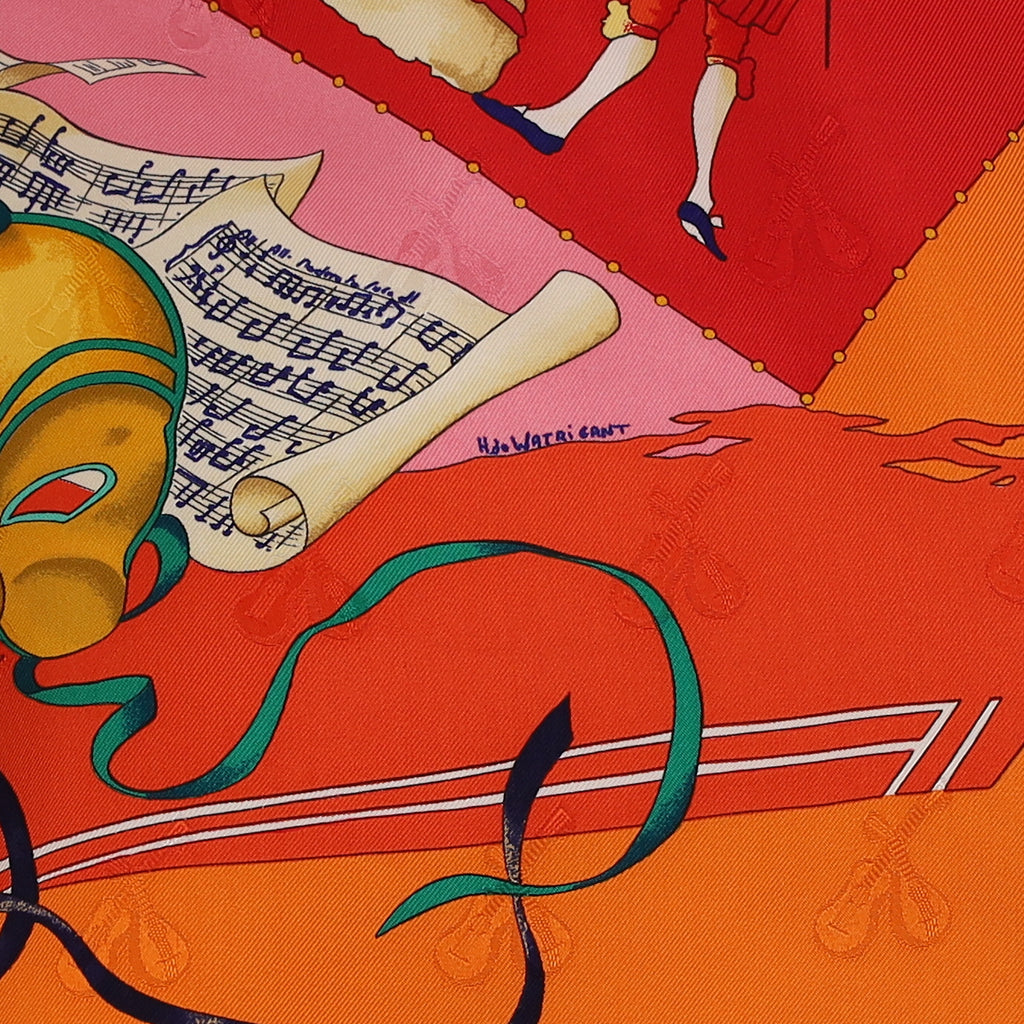 Hermès Le Carnaval de Venise Silk Scarf