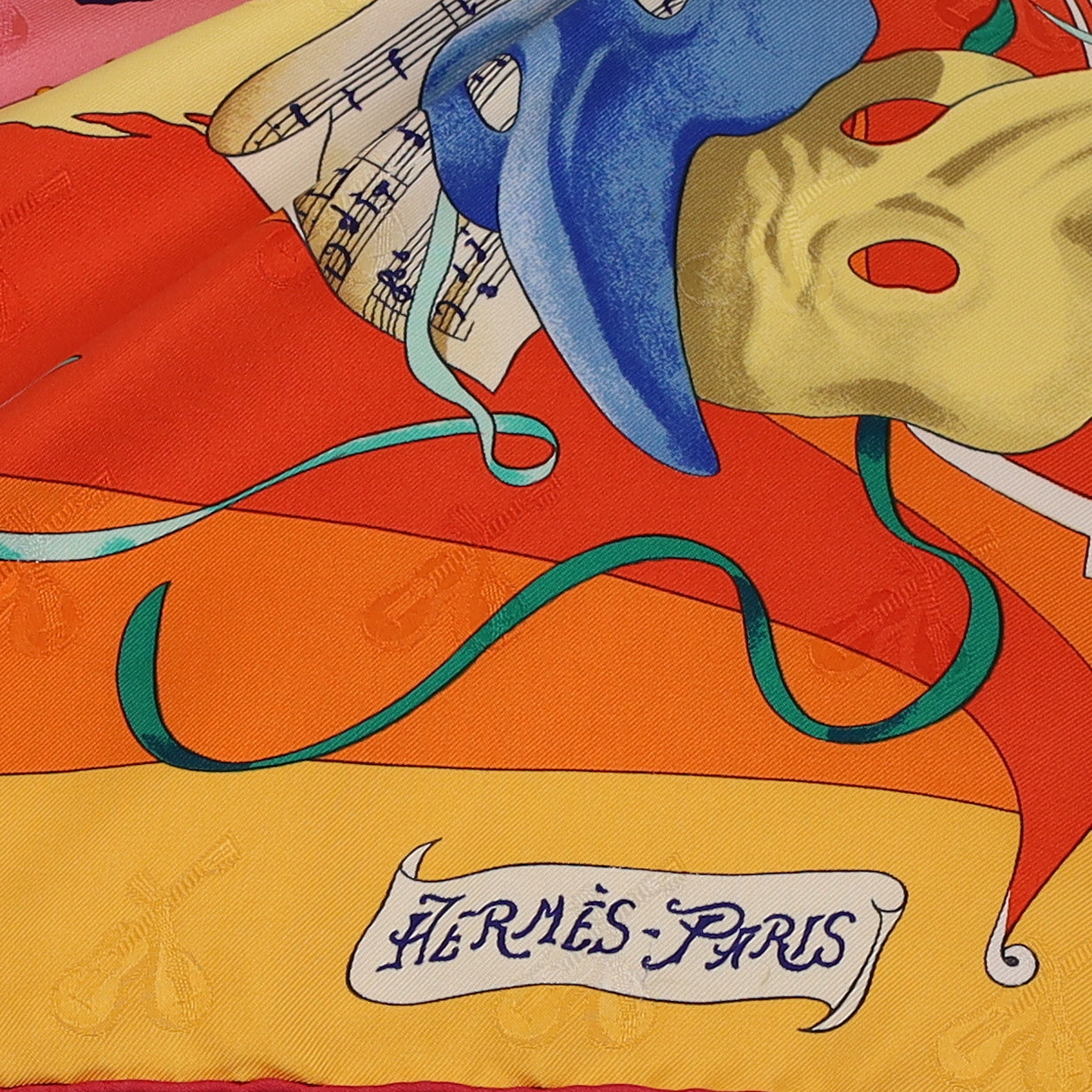 Hermès Le Carnaval de Venise Silk Scarf