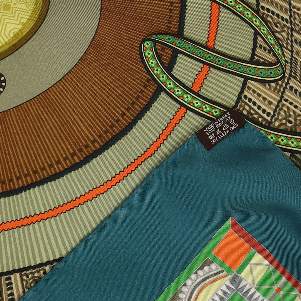 Hermès Cent Plis des Miao Silk Scarf