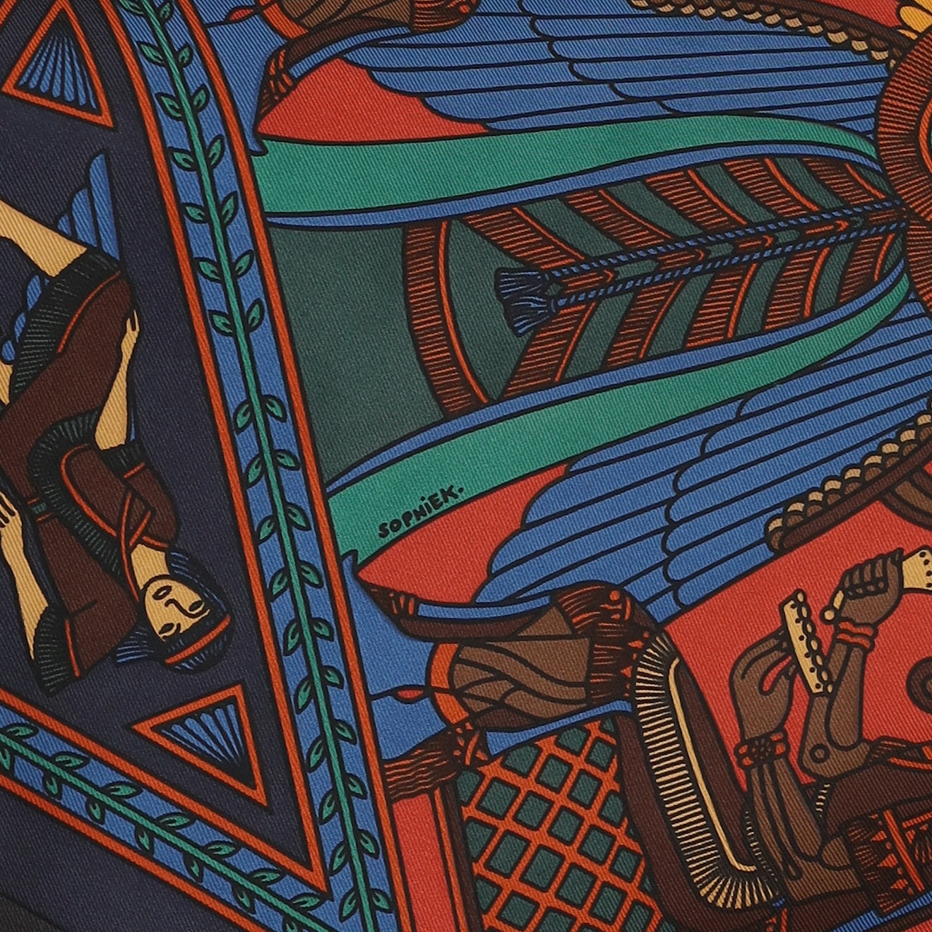 Hermès Persepolis Silk Scarf