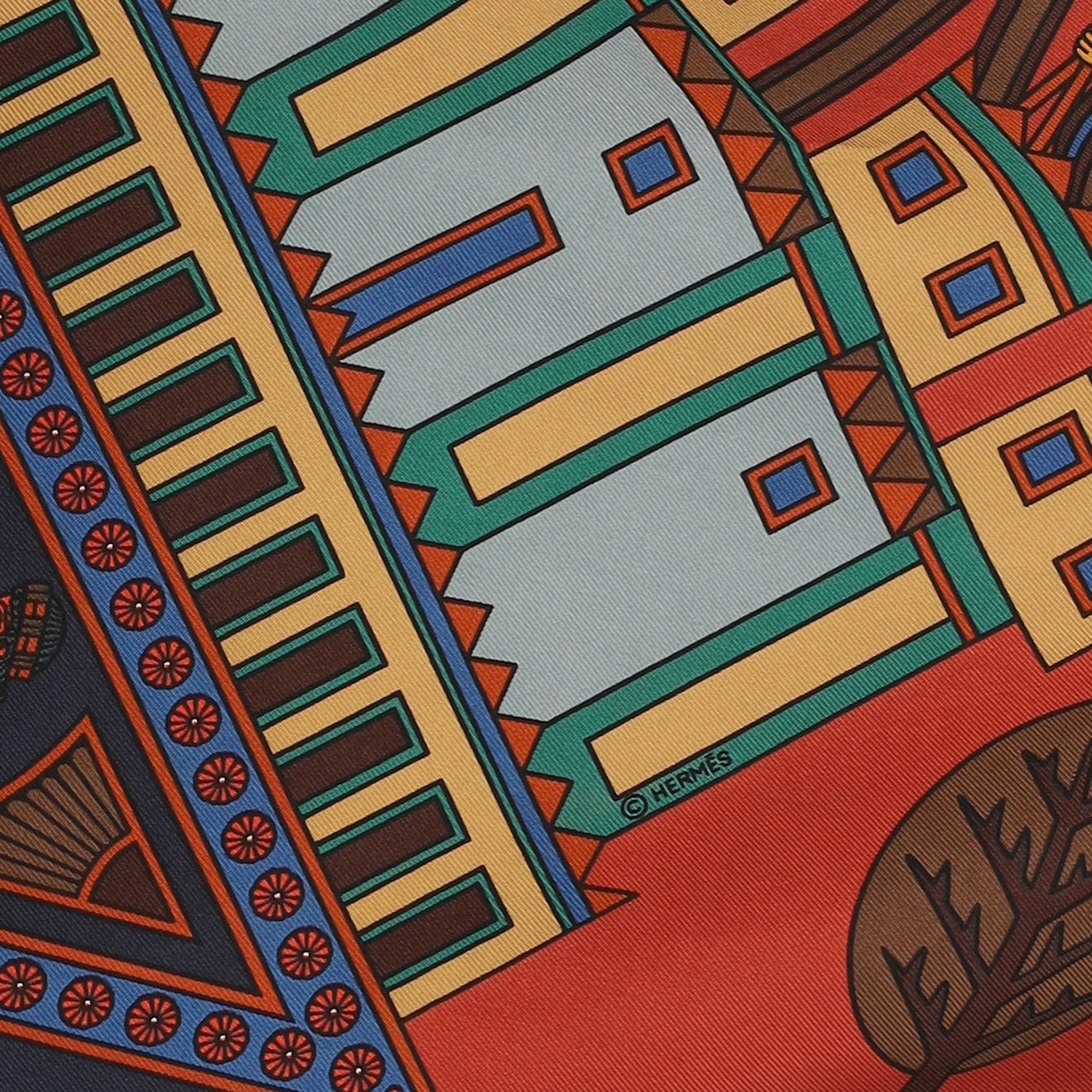 Hermès Persepolis Silk Scarf