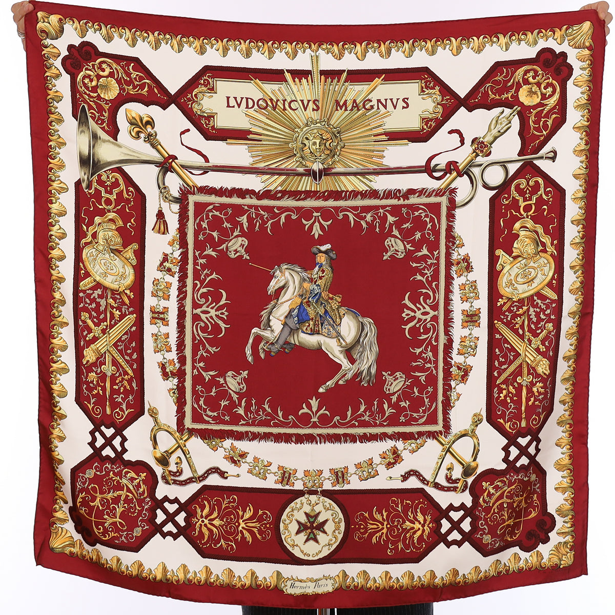 Hermès Lvdovicvs Magnvs Silk Scarf