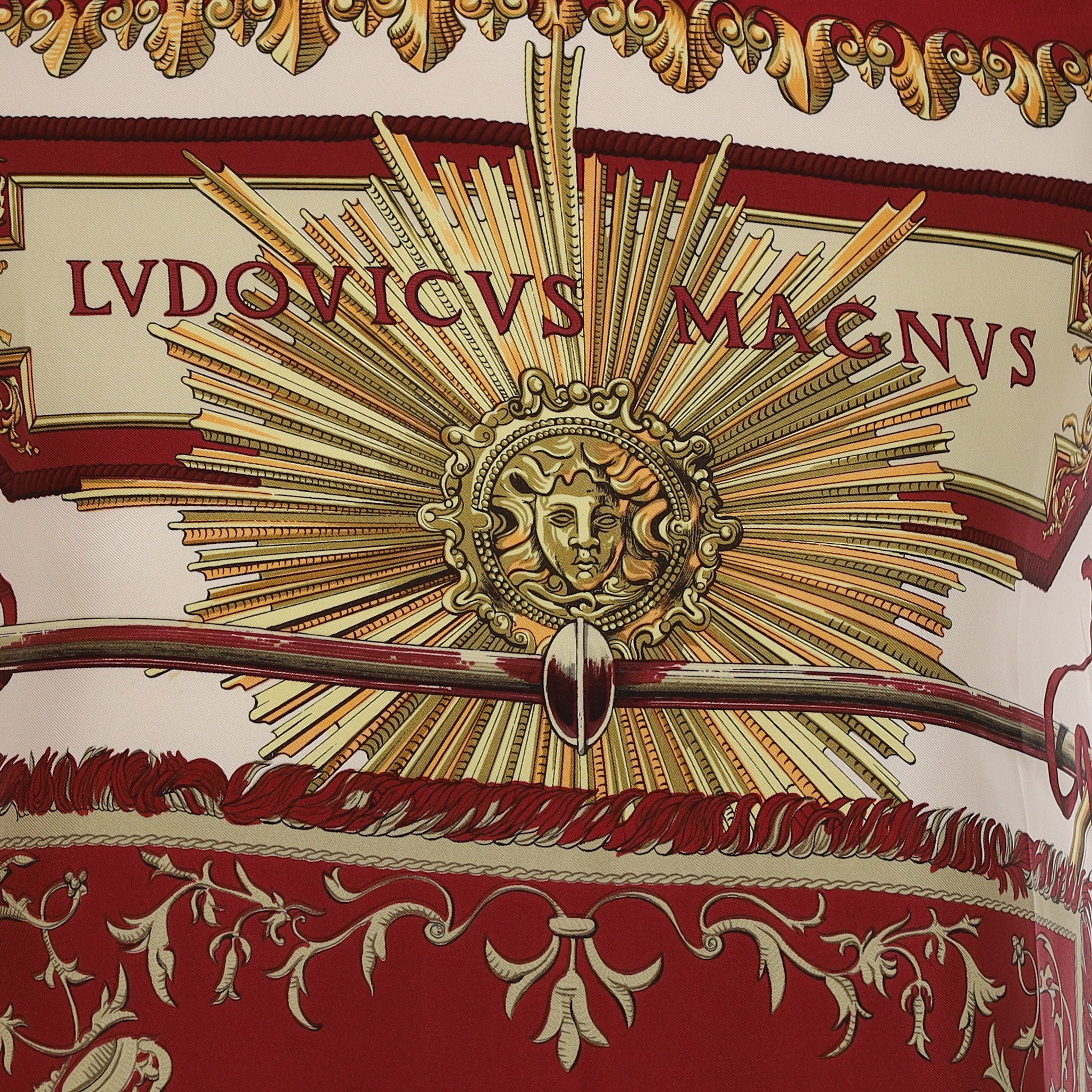 Hermès Lvdovicvs Magnvs Silk Scarf