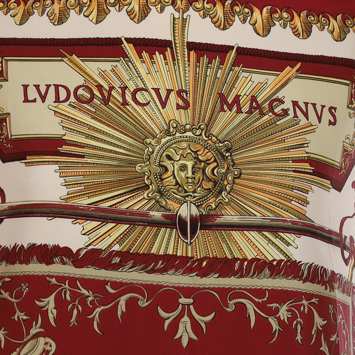 Hermès Lvdovicvs Magnvs Silk Scarf