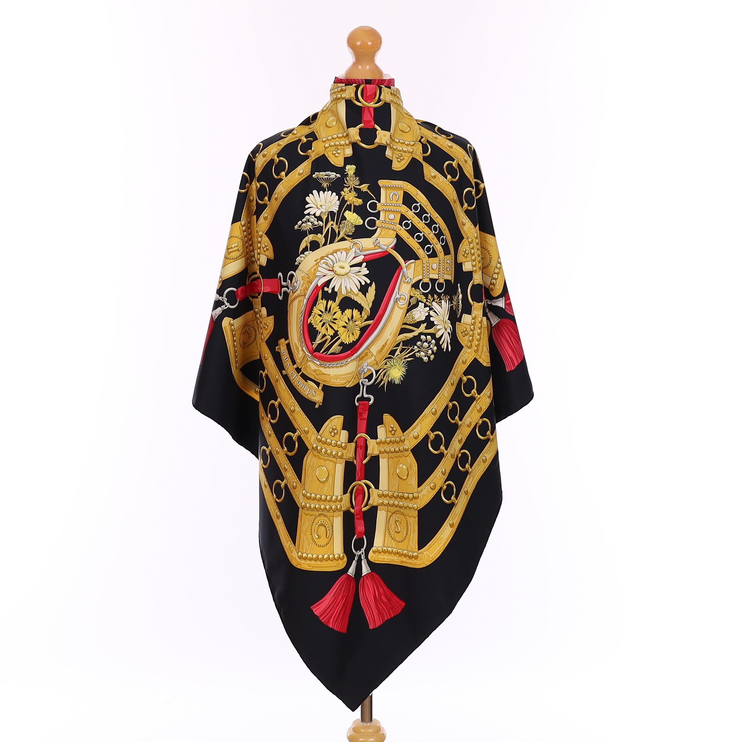 Pristine Hermès Aux Champs Silk Scarf