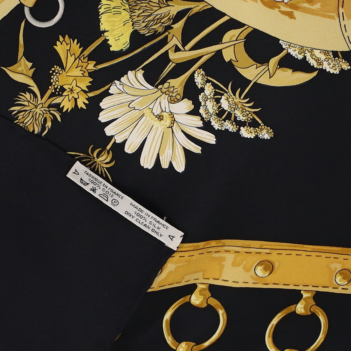 Pristine Hermès Aux Champs Silk Scarf