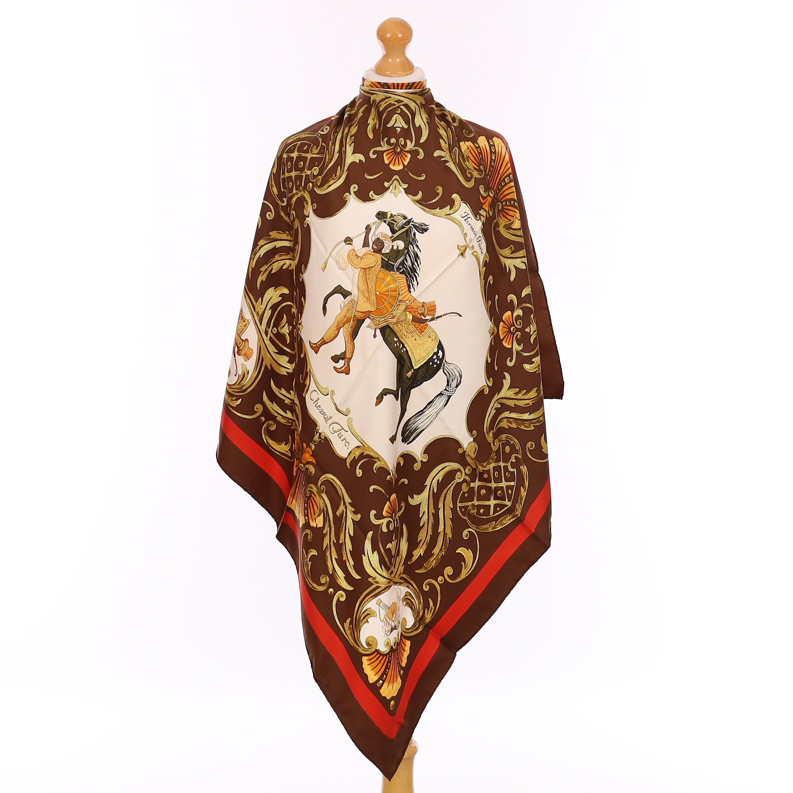 Hermès Cheval Turc Silk Scarf
