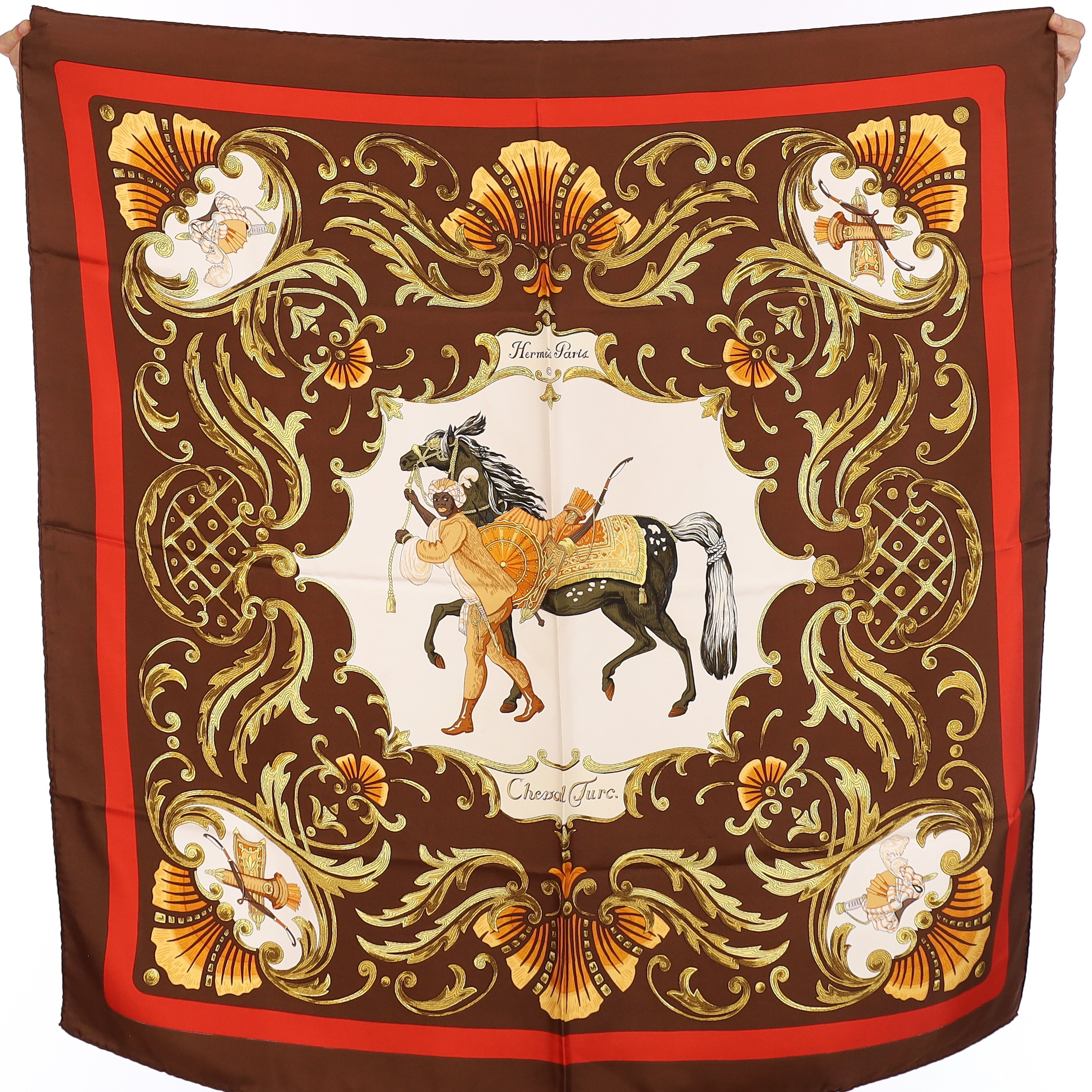 Hermès Cheval Turc Silk Scarf