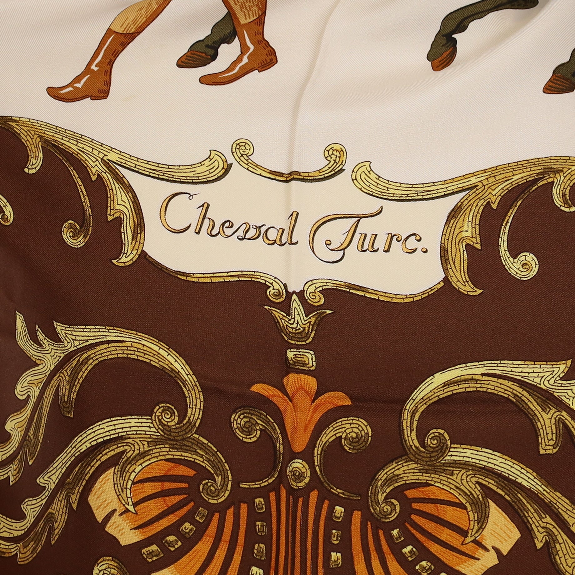 Hermès Cheval Turc Silk Scarf