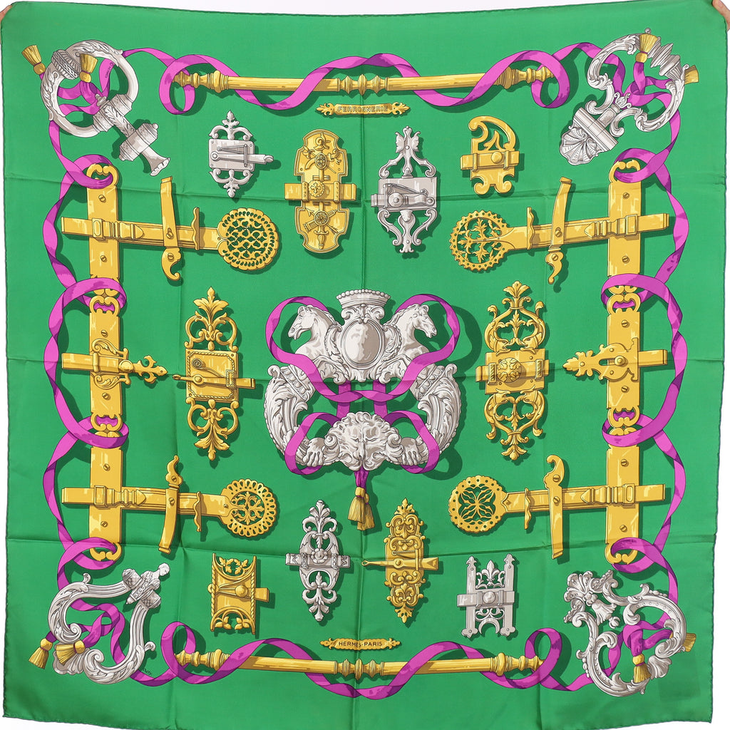 Hermès Ferronnerie Silk Scarf