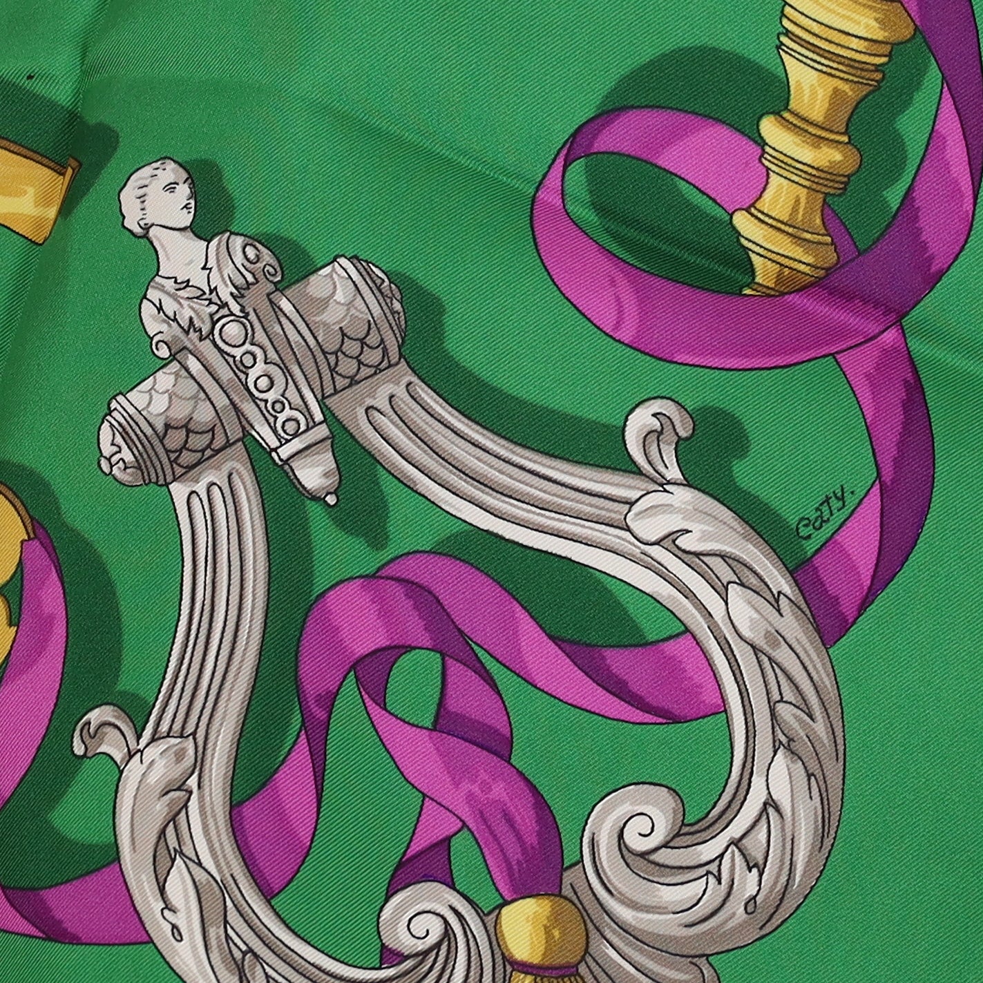 Hermès Ferronnerie Silk Scarf