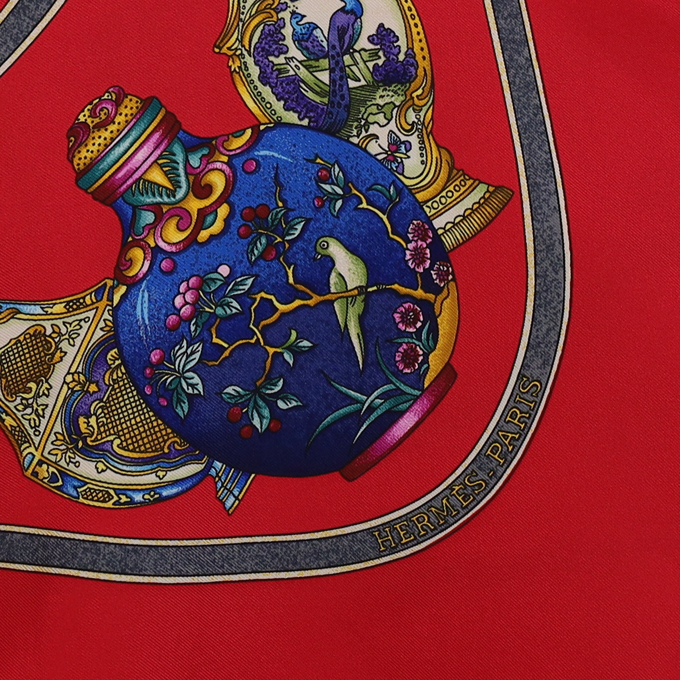 Pristine Hermès Qu Importe Le Flacon Silk Opera Scarf