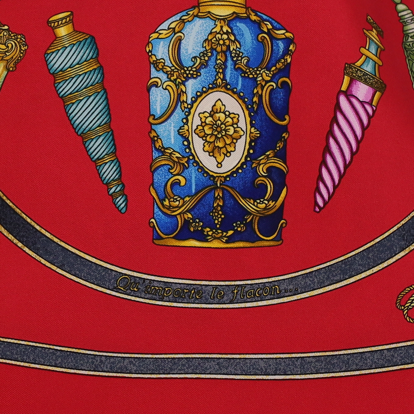 Pristine Hermès Qu Importe Le Flacon Silk Opera Scarf