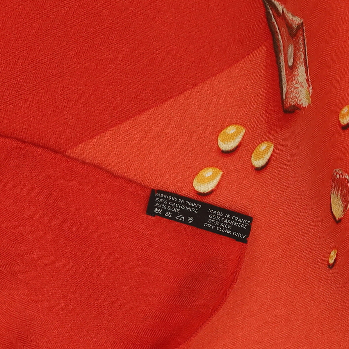 Pristine Hermès La Rosée Floral Cashmere and Silk Shawl