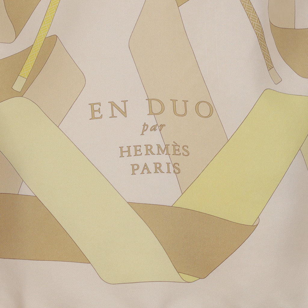 Hermès En Duo Silk Scarf Quite Rare