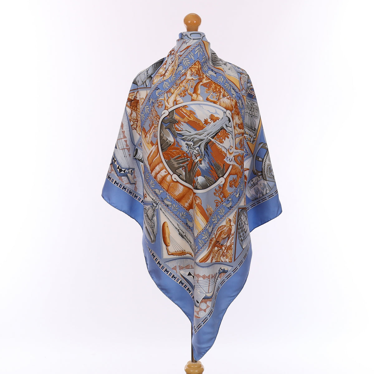 Hermès Au Son du Tam-Tam Silk Scarf