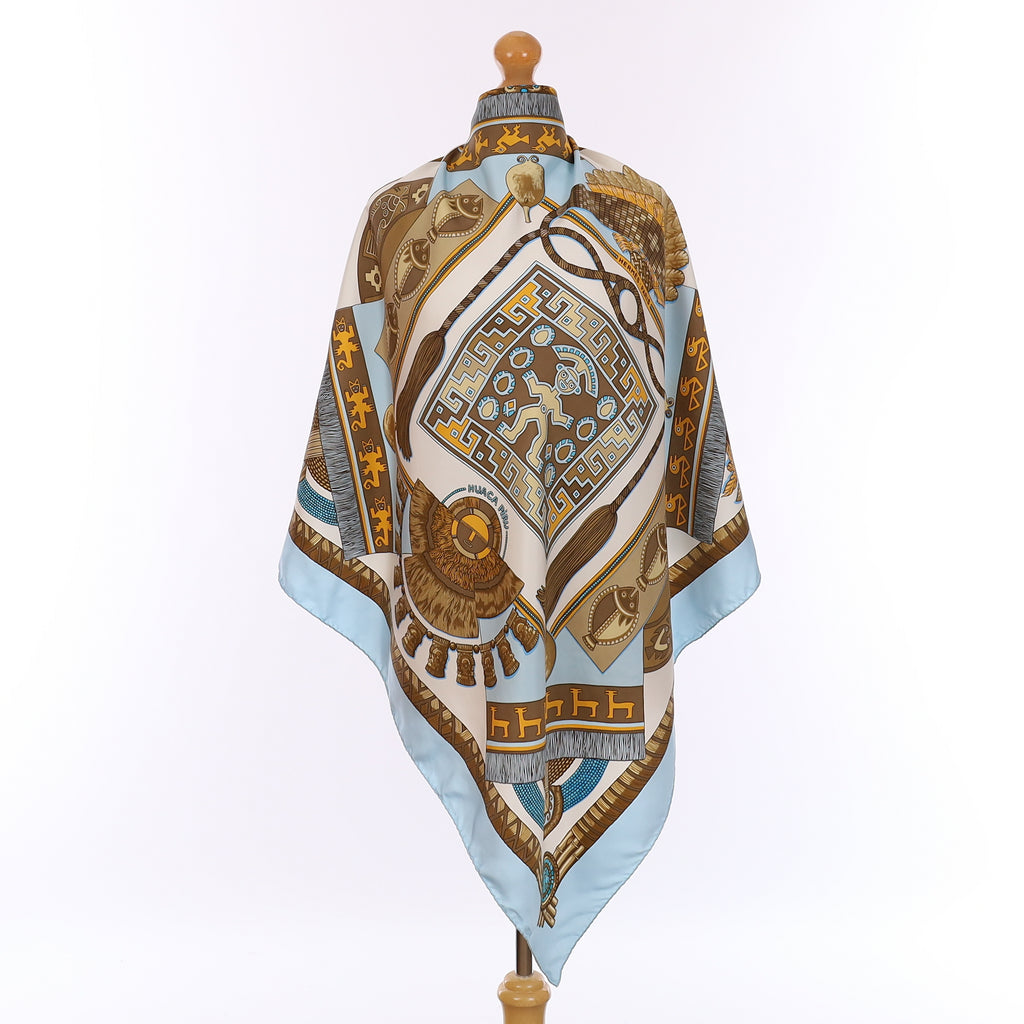 Hermès Huaca Piru Silk Scarf