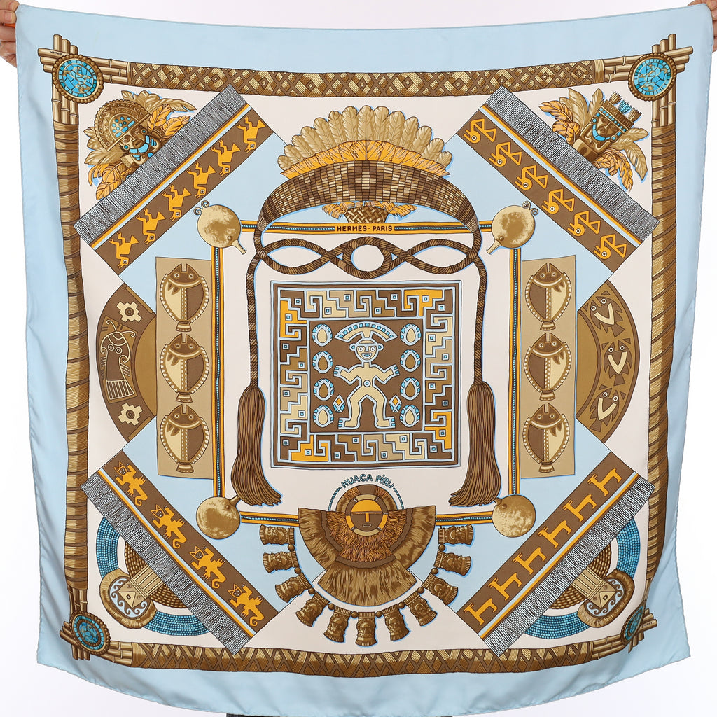 Hermès Huaca Piru Silk Scarf