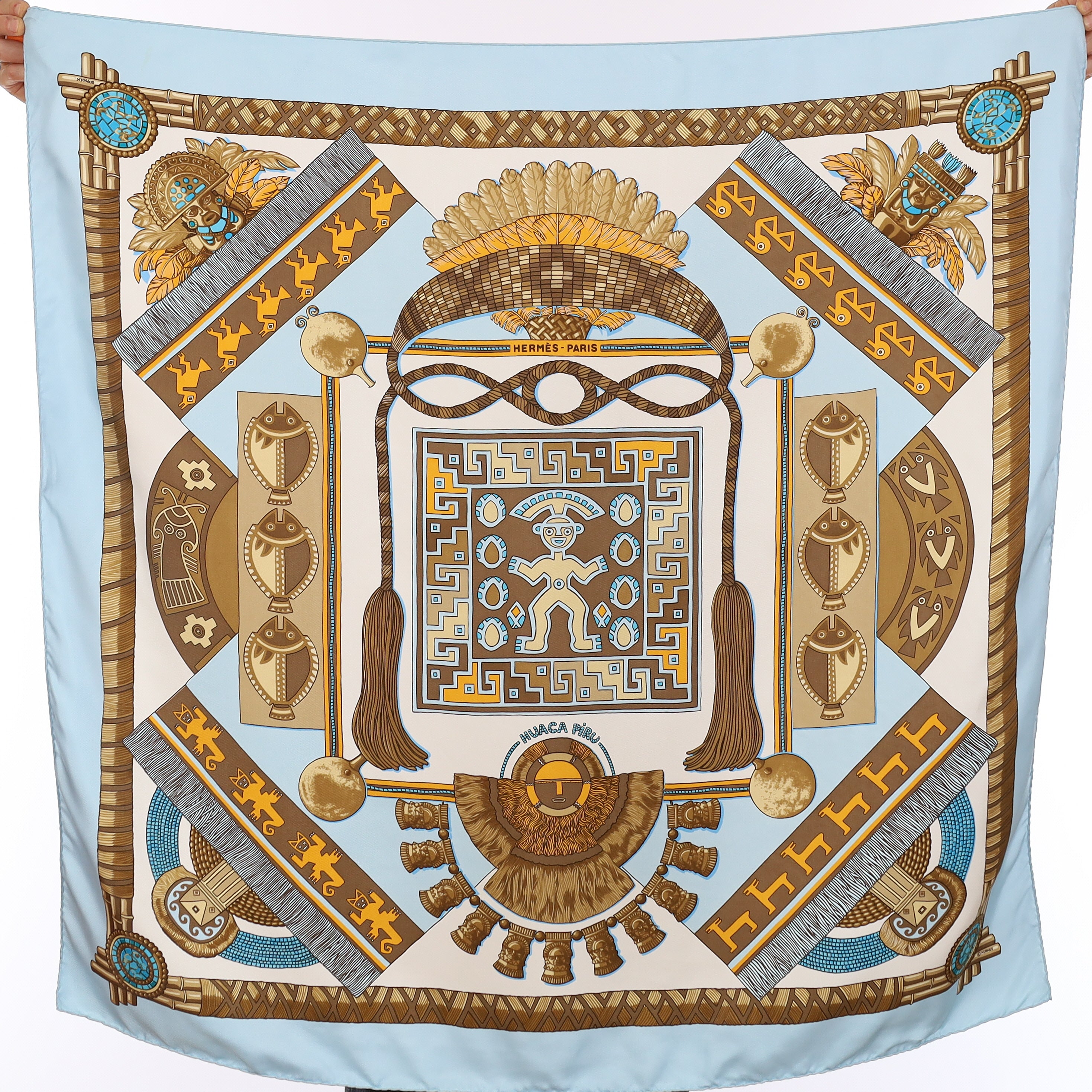 Hermès Huaca Piru Silk Scarf