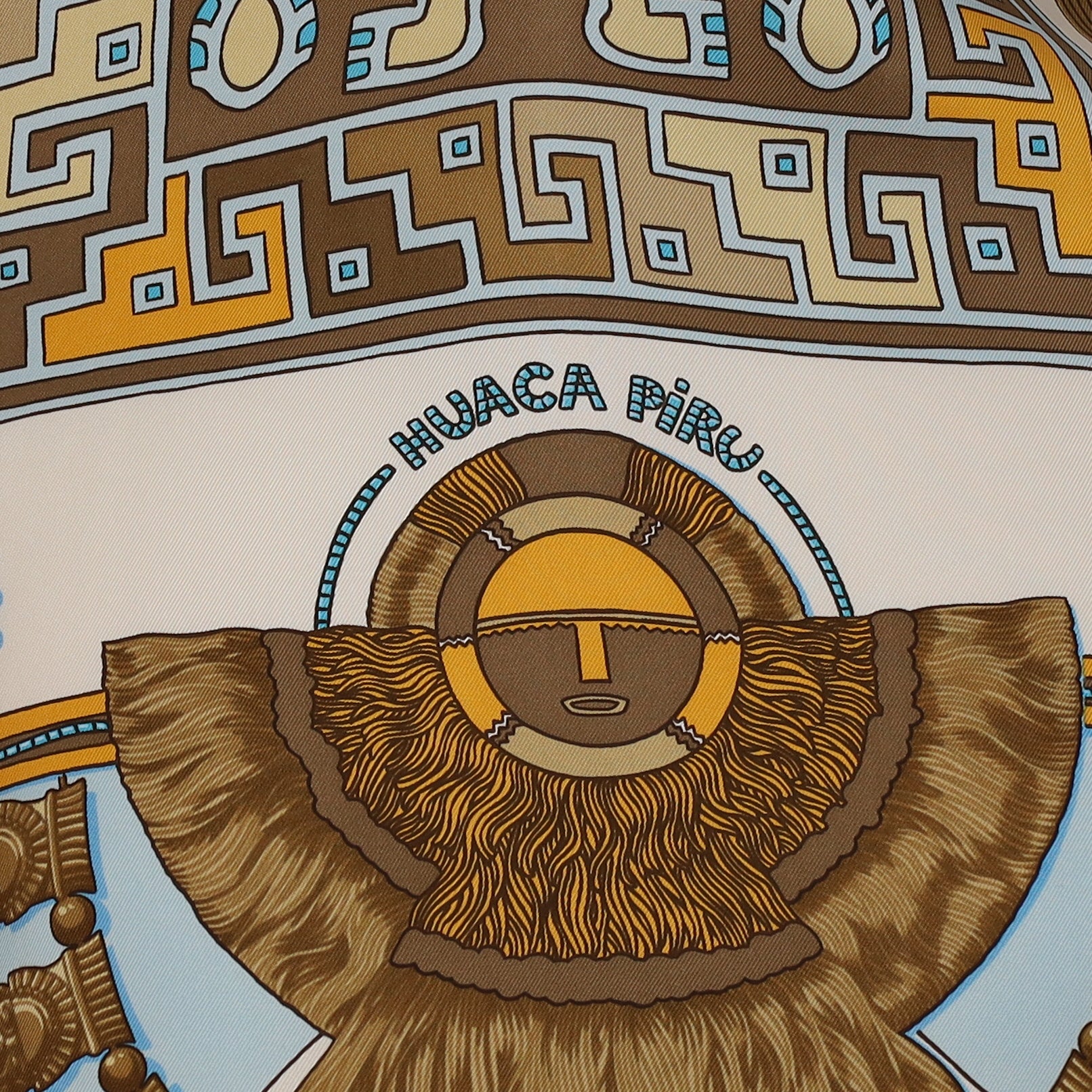 Hermès Huaca Piru Silk Scarf