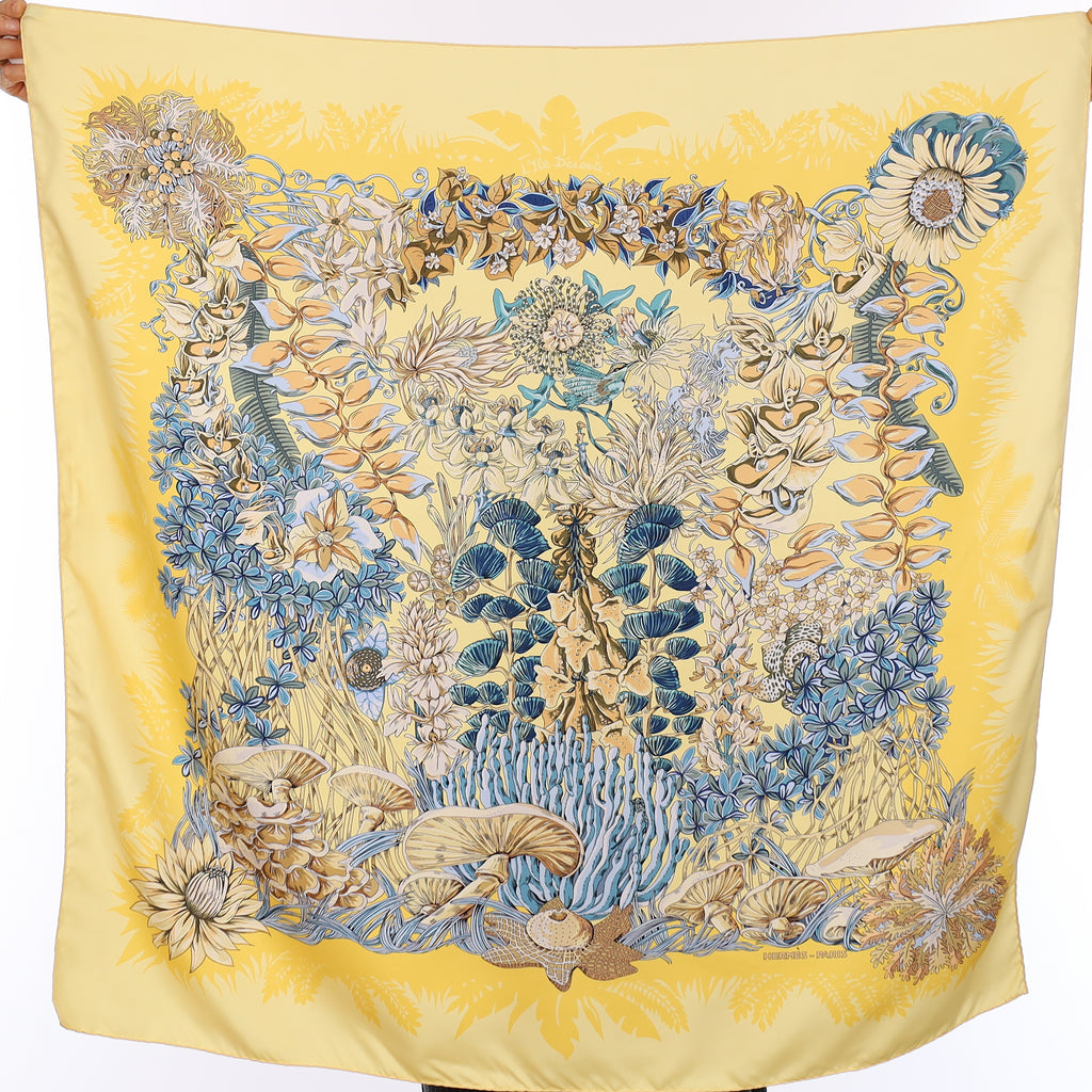 Hermès L'lle Deserte Silk Scarf