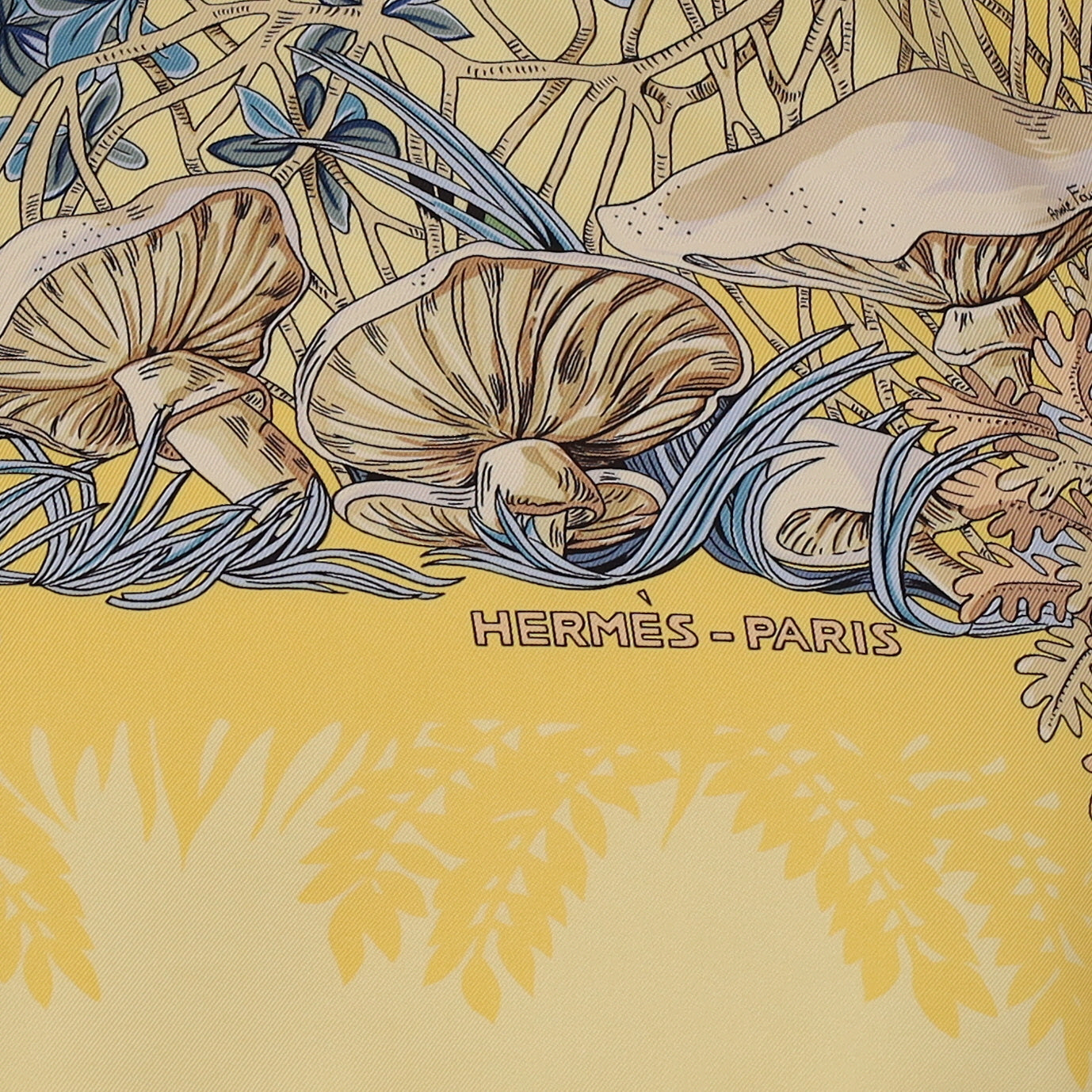 Hermès L'lle Deserte Silk Scarf