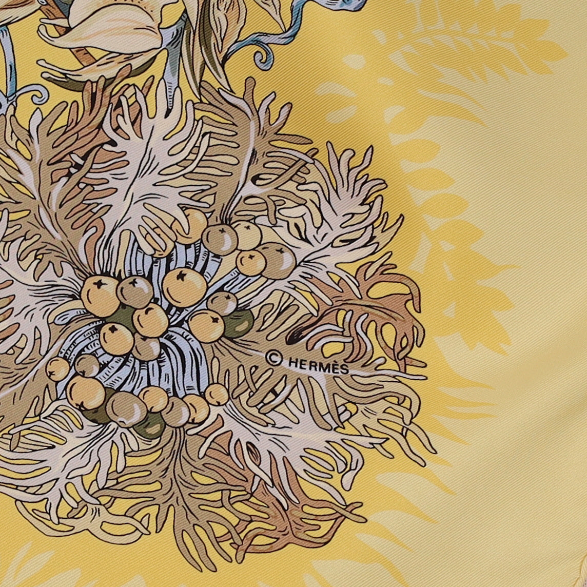 Hermès L'lle Deserte Silk Scarf