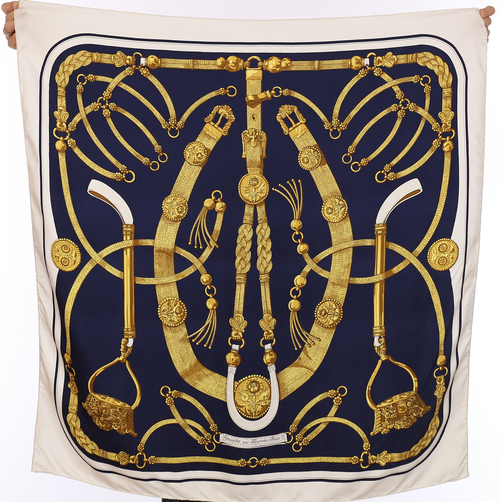 Hermès Gaucho par Hermès Paris Silk Scarf