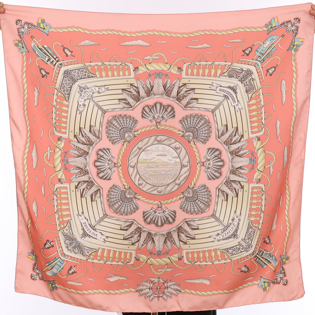 Hermès Railing Silk Scarf Quite Rare
