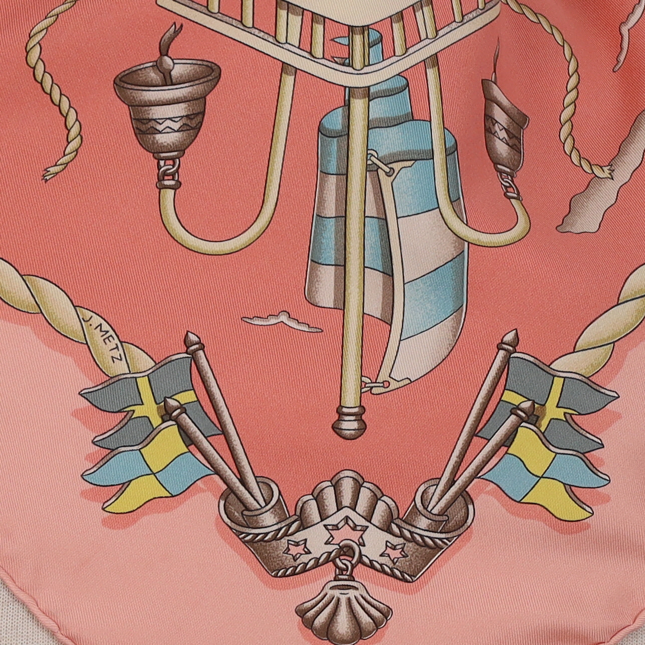 Hermès Railing Silk Scarf Quite Rare