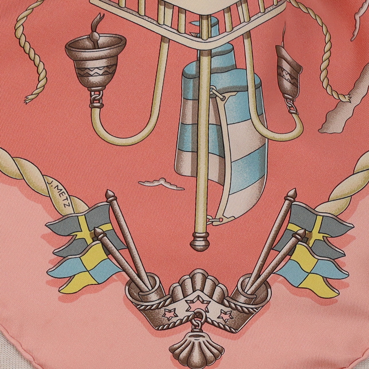Hermès Railing Silk Scarf Quite Rare