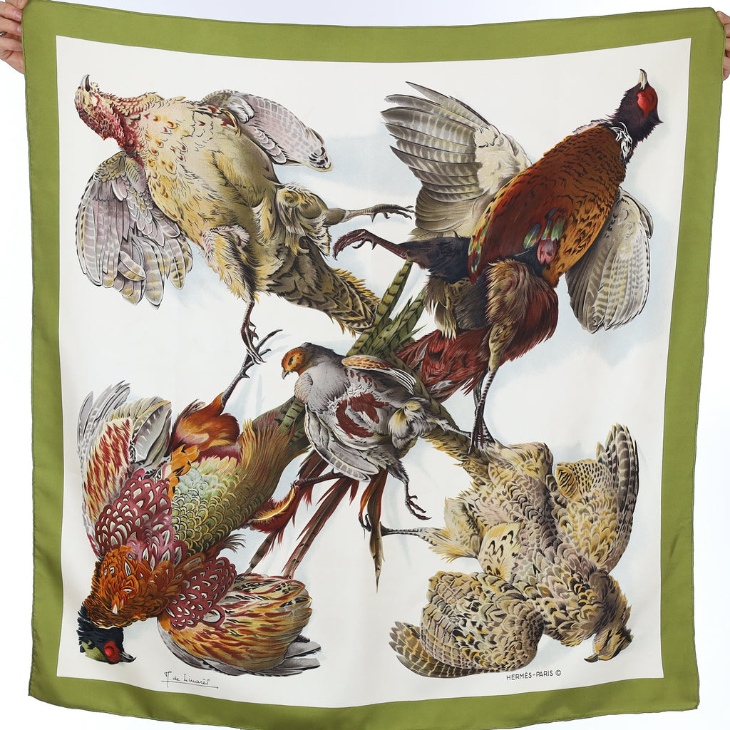 Hermès Belle Chasse Vintage Silk Scarf