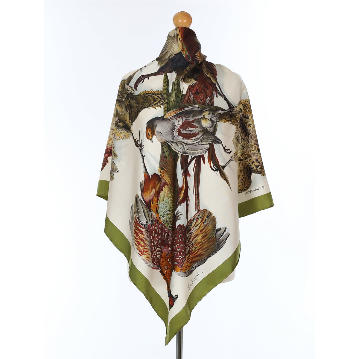 Hermès Belle Chasse Vintage Silk Scarf