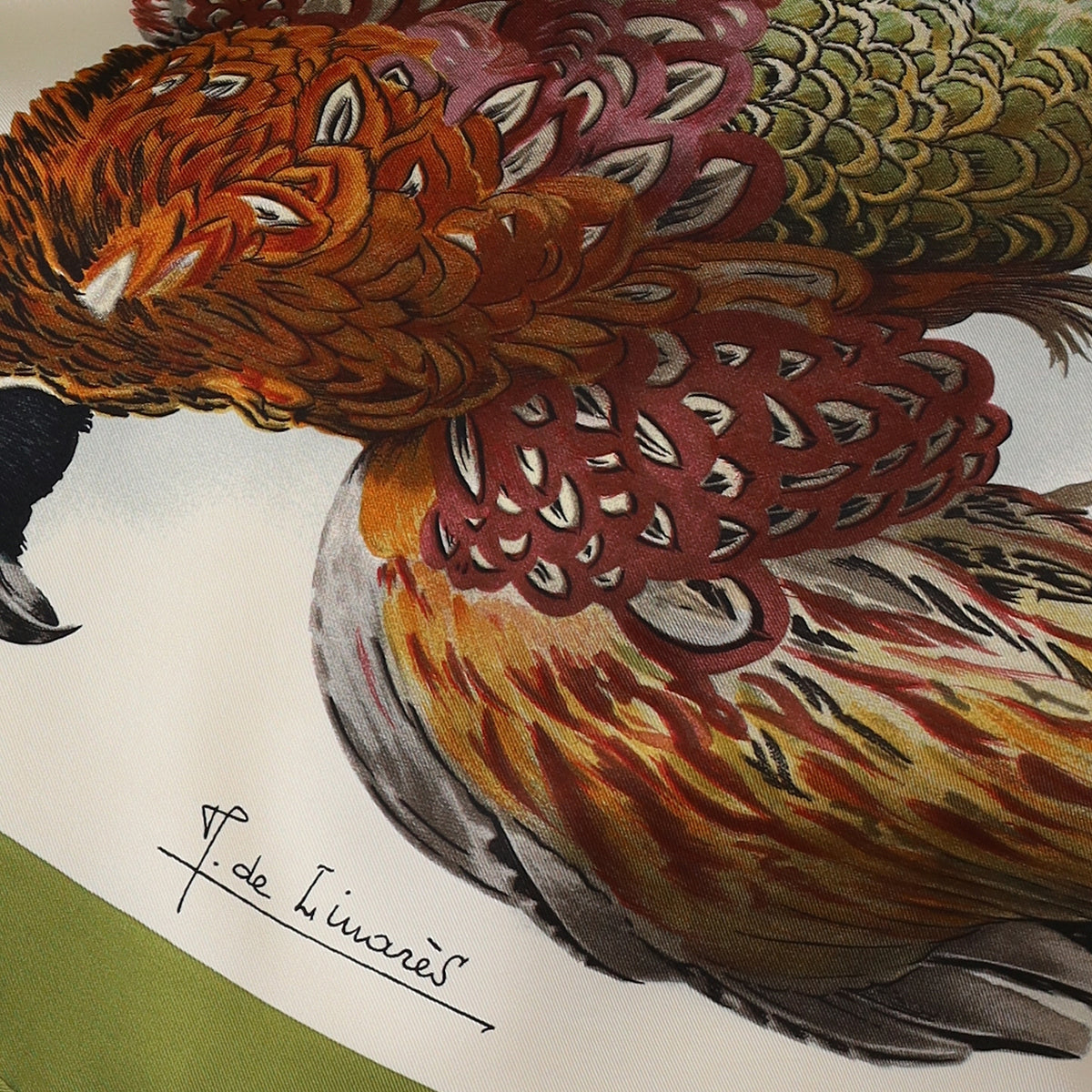 Hermès Belle Chasse Vintage Silk Scarf