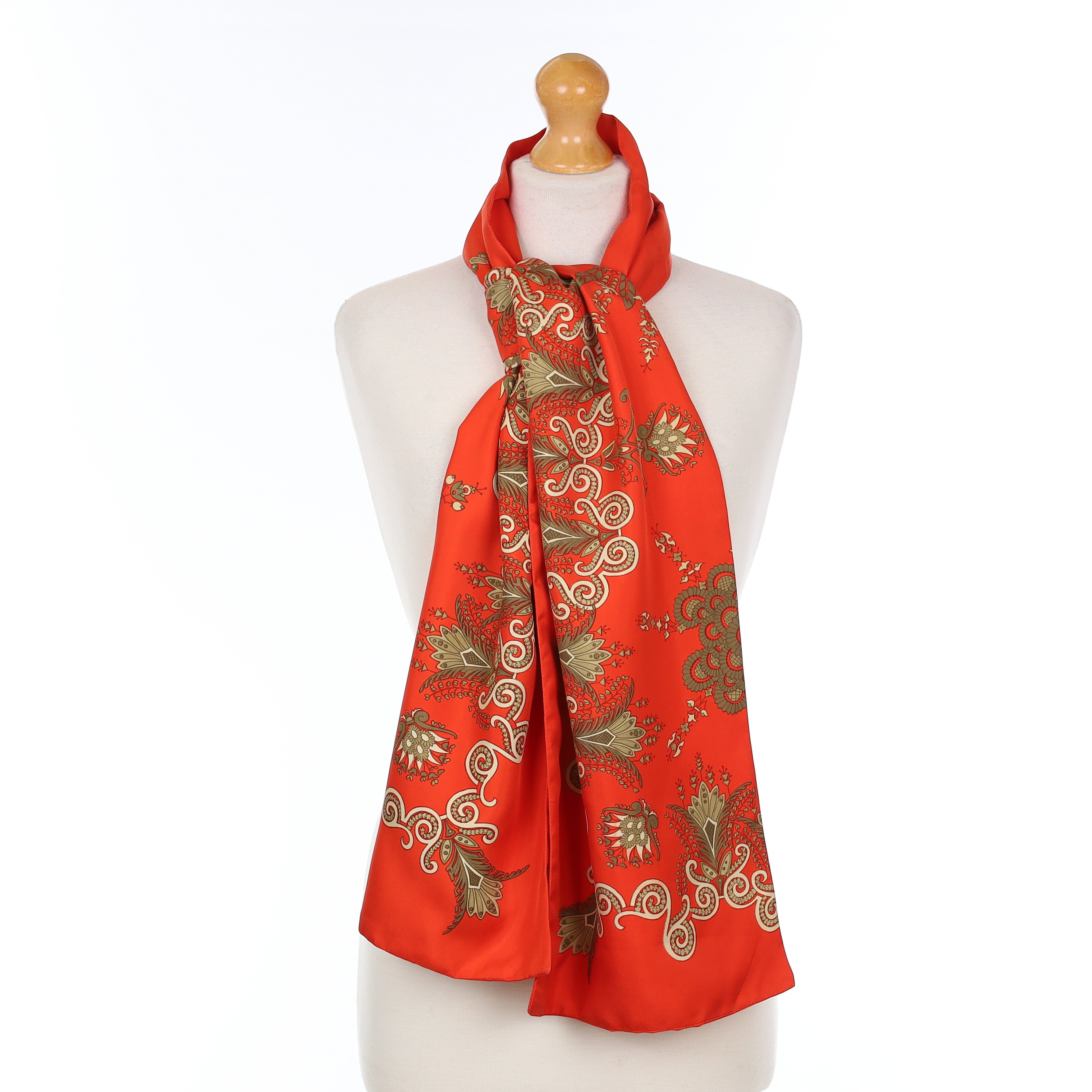 Hermès Fantaisie Vintage Silk Opera Scarf