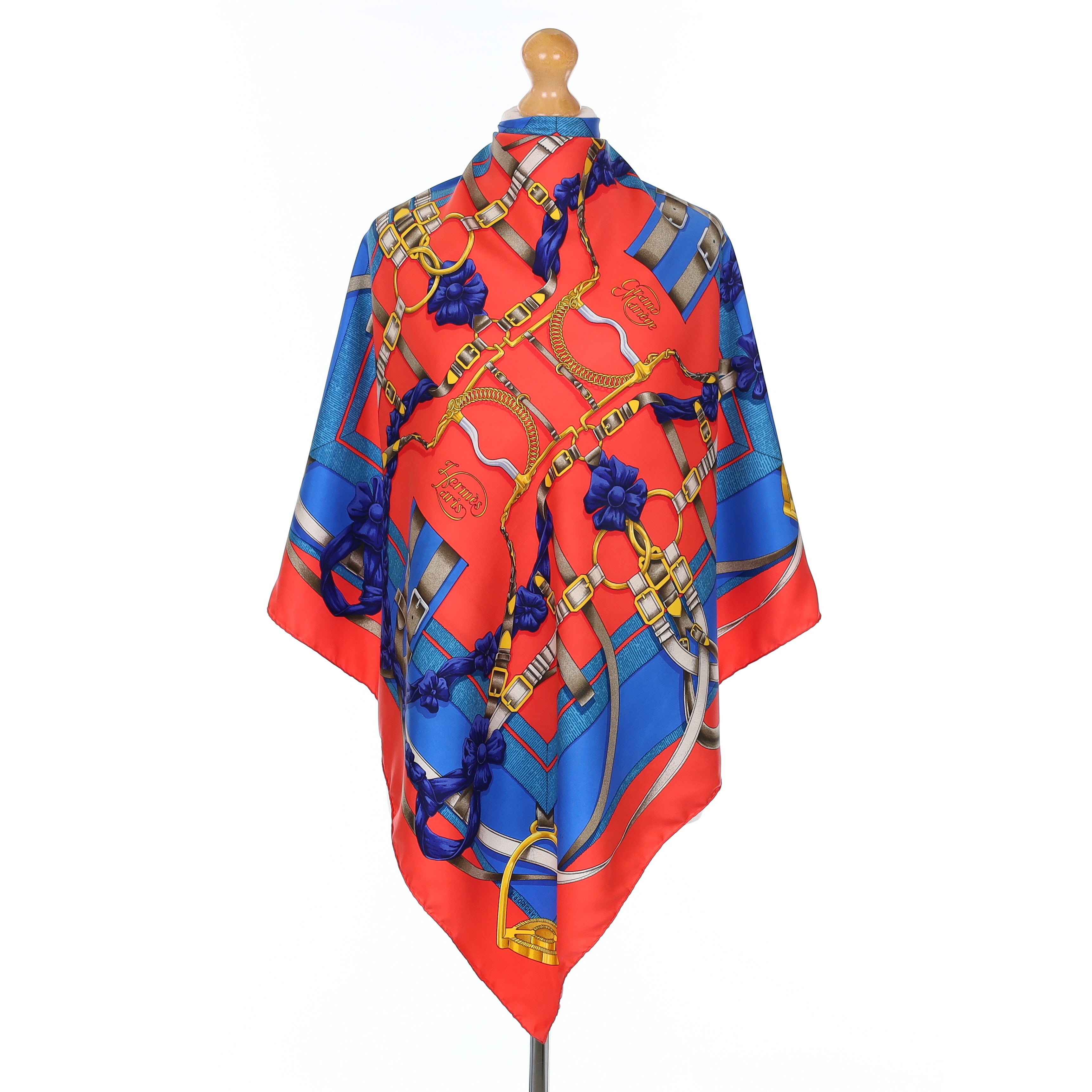 Hermès Grand Manège Vintage Silk Scarf