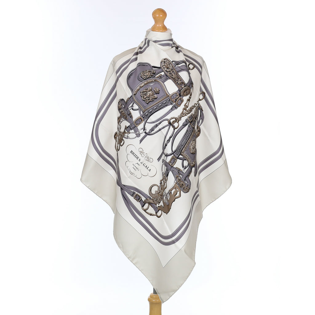 Pristine Boxed Hermès Brides de Gala Silk Scarf