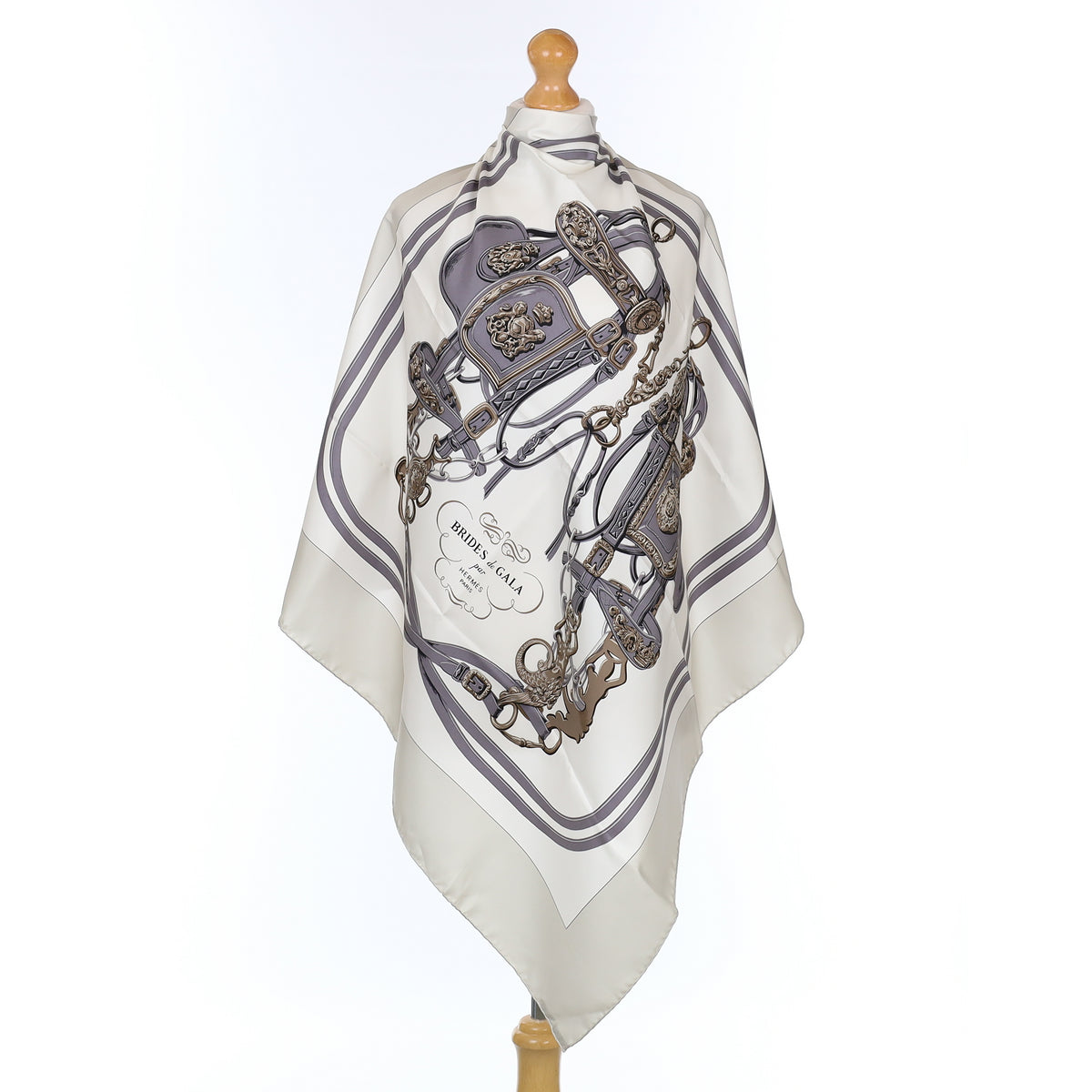 Pristine Boxed Hermès Brides de Gala Silk Scarf