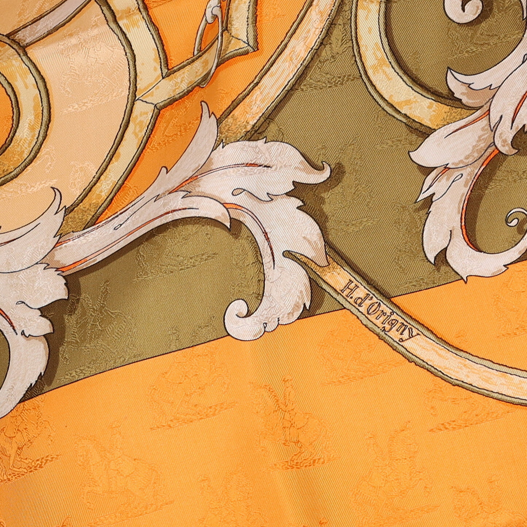 Pristine Boxed Hermès l'Instruction du Roy Silk Scarf