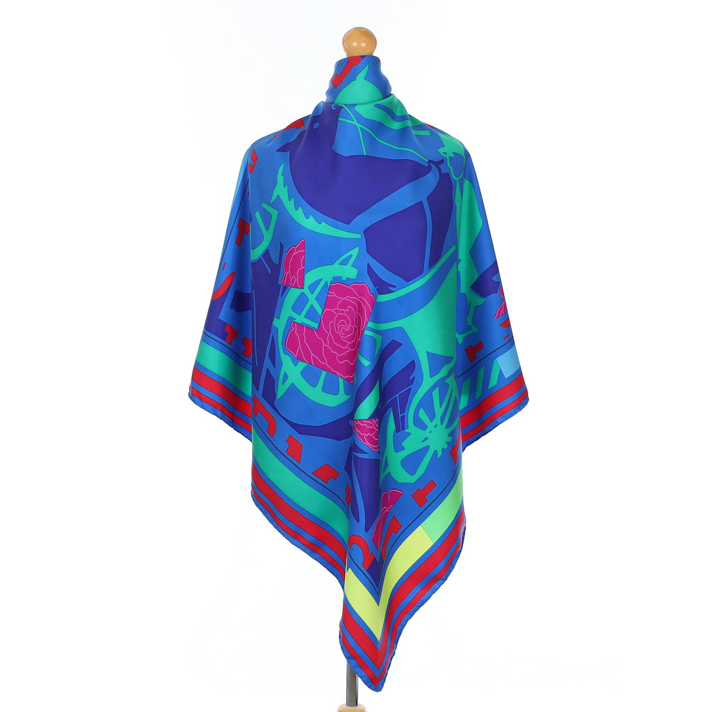 Hermès Puzzle 2000 Vintage Silk Scarf